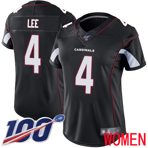 Arizona Cardinals Limited Black Women Andy Lee Alternate Jersey NFL Football #4 100th Season Vapor Untouchable->arizona cardinals->NFL Jersey